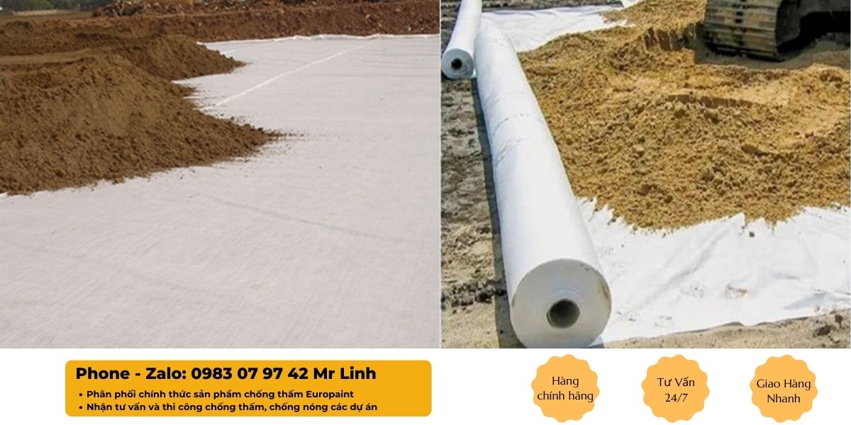 Lợi ích trong xây dựng của vải địa kỹ thuật
