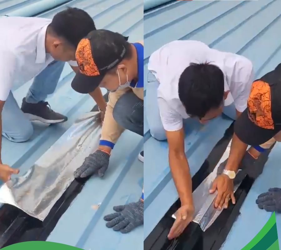 Tấm chống nóng mái tôn Kukdong AL thi công dễ dàng