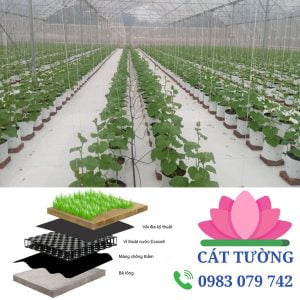 Ưu điểm nổi bật của vải địa kỹ thuật trồng cây