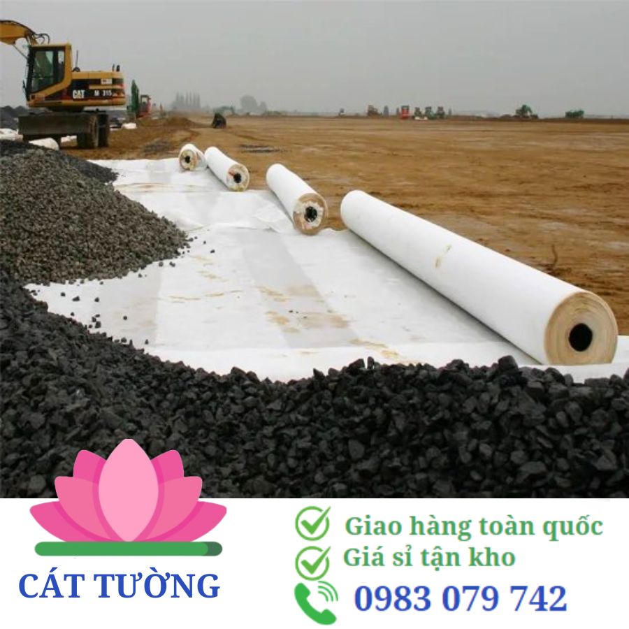 Vải địa kỹ thuật ứng dụng trong ngành xây dựng