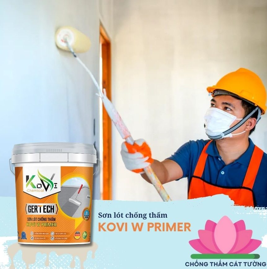 Kovi W Primer - chống thấm tường nhà