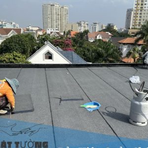 thi công chống thấm bằng màng khò Ultraplast