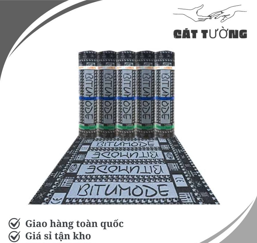 Màng chống thấm bitum Bitumode 3mm - Mặt trơn