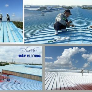 Chống nóng mái tôn bằng Sơn cách nhiệt Kovi Anti Heat