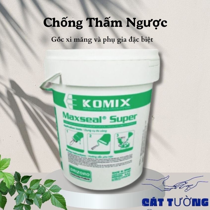 Chống thấm tầng hầm Maxseal Super Giá sỉ tận kho