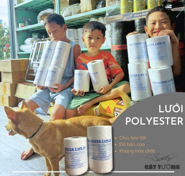 Lưới polyester chống thấm 200mm Giá sỉ tận kho