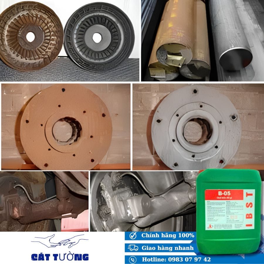 Chất tẩy gỉ sắt thép B-05