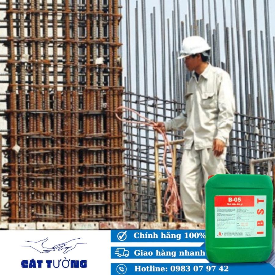Chất tẩy gỉ sắt thép B05