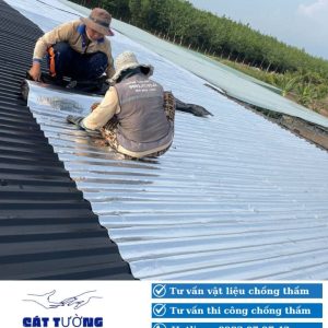 công ty Cát Tường thi công tấm cách nhiệt mái tôn