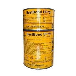 BestBond EP751 Keo Epoxy Trám Vết Nứt Bê Tông Bộ 1Kg